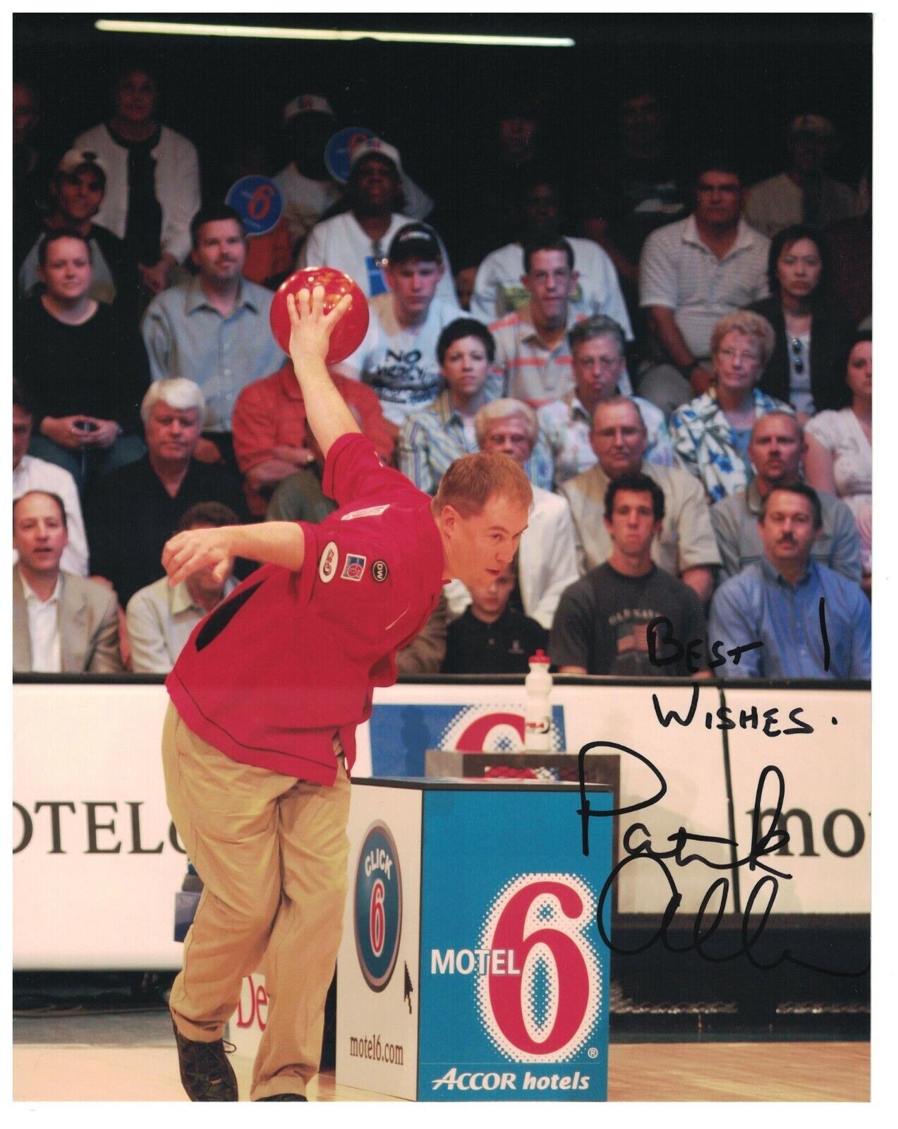 Patrick Allen Signed Autographed 8x10 Photo Poster painting Professional Bowler Bowling B