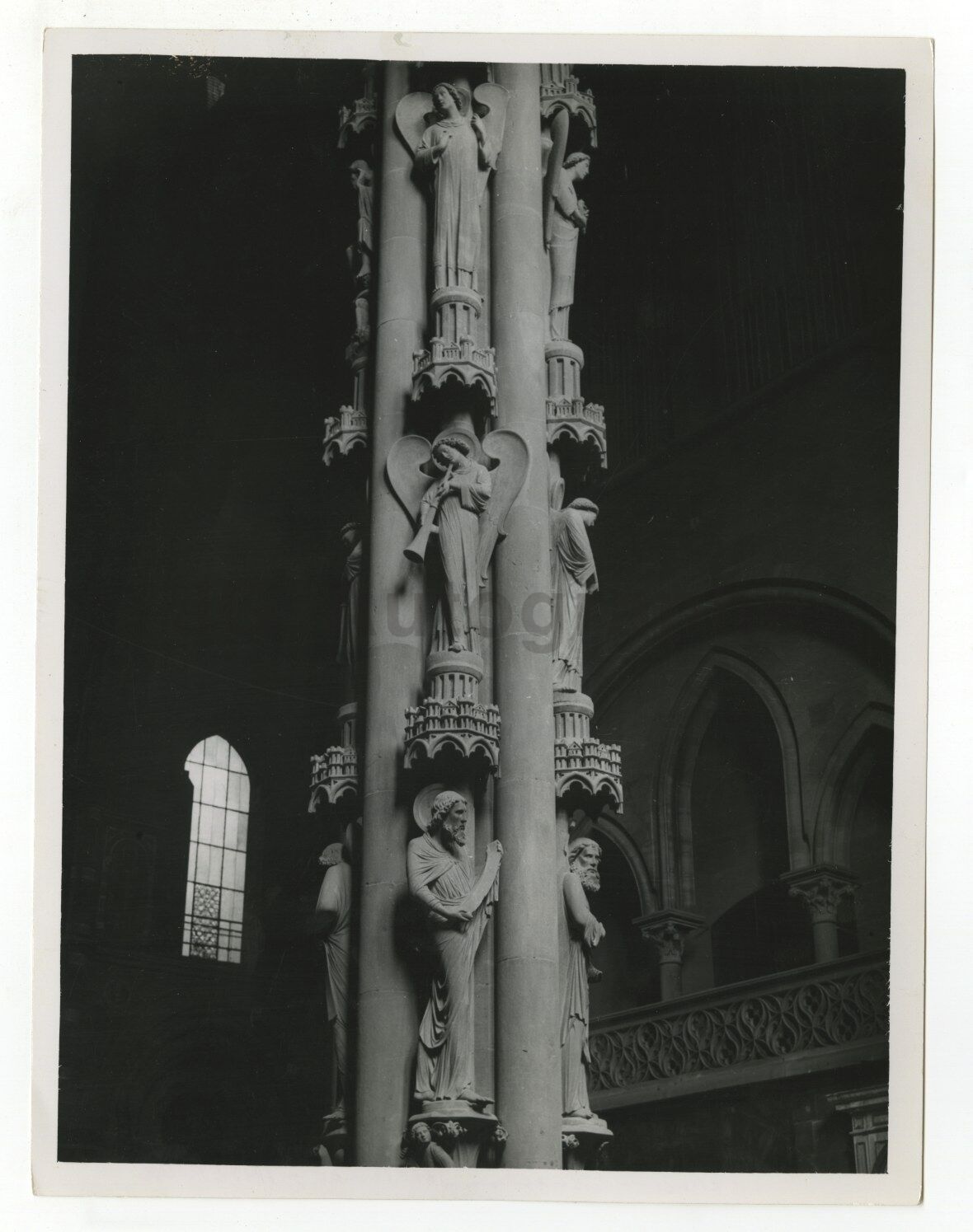 Strasbourg French Cathedral - Vintage 7x9 Publication Photo Poster paintinggraph - France