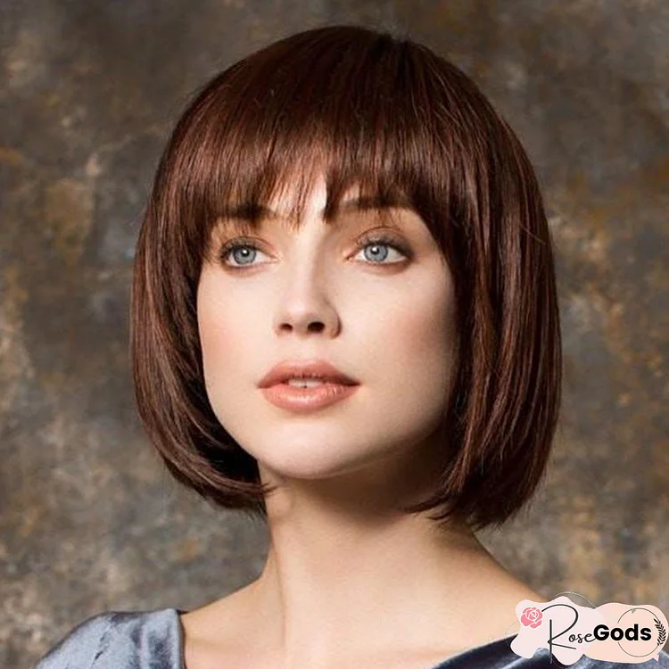 Women's Wigs With Short Straight Hair Bobo Headgear