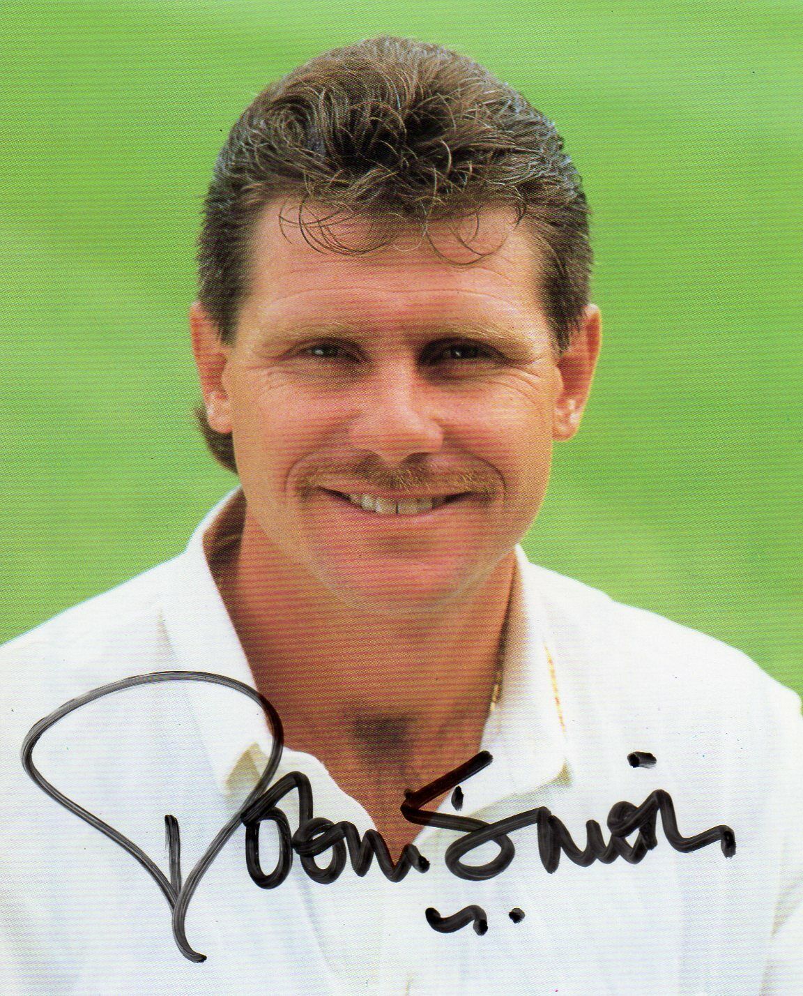 ROBIN SMITH AUTOGRAPH, CRICKET, SPORT