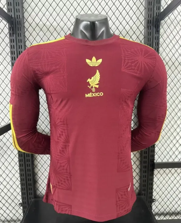 2526 New Season Mexico Long Sleeve Jersey - Player Edition