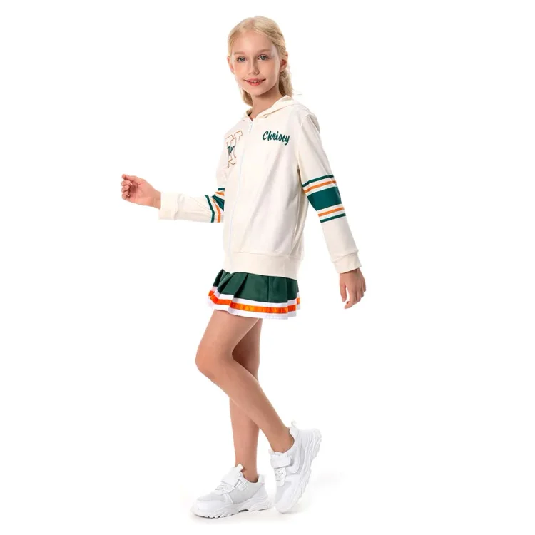 Stranger Things Season4 Chrissy Cosplay Costume Kids Children Hawkins High School Uniform Coat Outfits Halloween Carnival Suit
