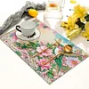 (42.5*29.5cm)Hummingbird Diamond Painting Placemats Heat Resistant Table Mat for Beginners