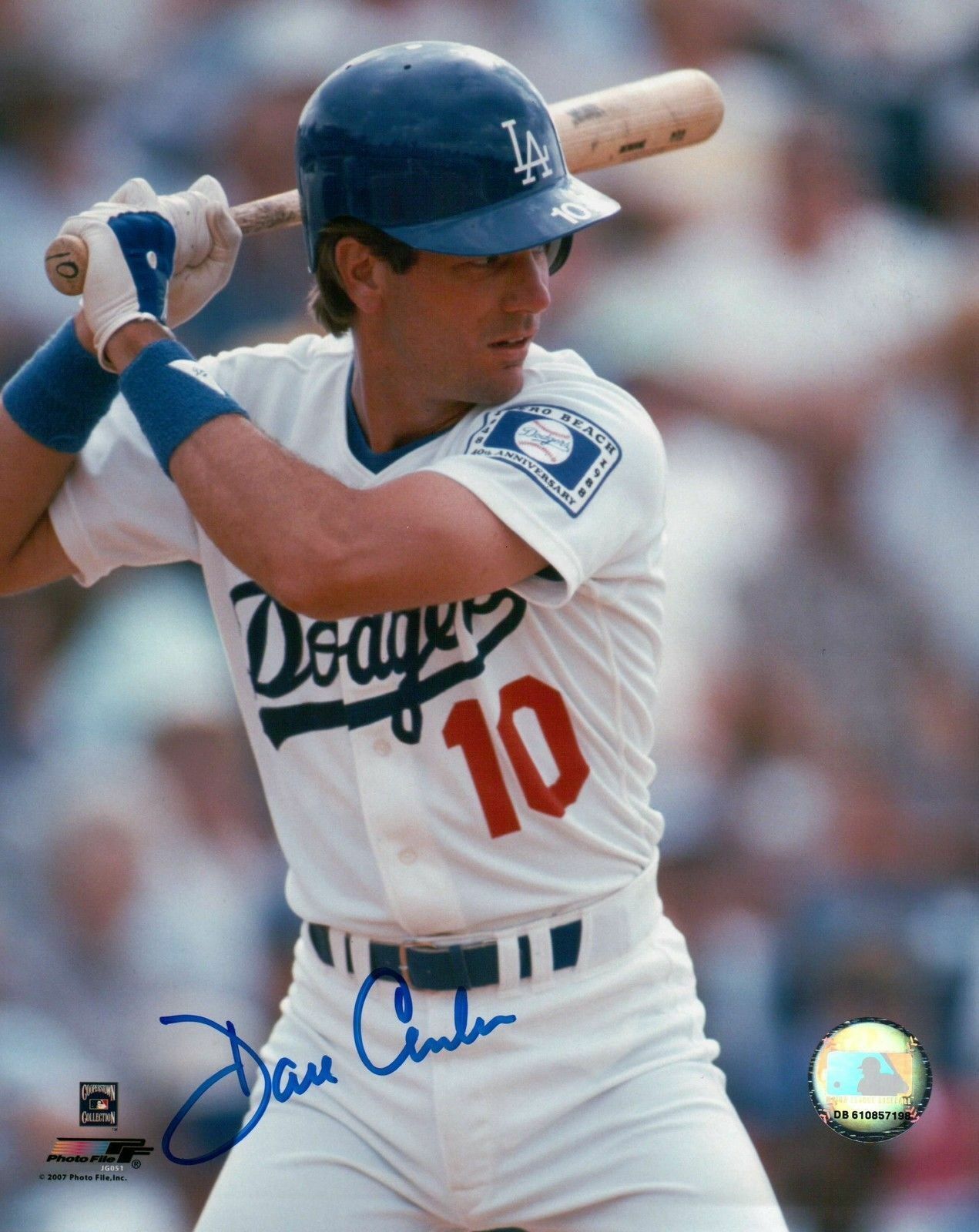 Dave Anderson Signed 8X10 Photo Poster painting Autograph Los Angeles Dodgers Low Auto COA