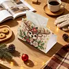 Xmas Deer DIY Pearl Diamond Painting PU Cover Tissue Holder Kit Pearl Art Painting Decoration for Home & Gifts