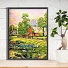 Diamond Painting-DIY Full Round Drill Country Garden