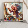 Diamond Painting-5D Full Round Drill  Grandma(40x40cm)
