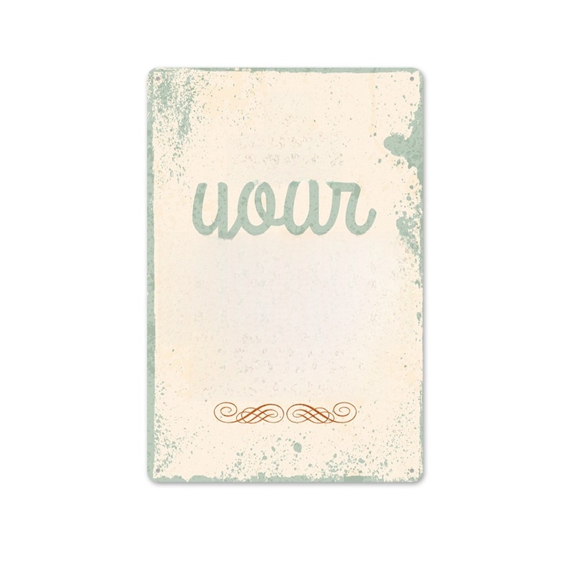 Beer Vintage Tin Painting Bar Background Wall Decoration Painting Home Frameless Iron Pendant