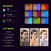RB-V12 360&deg; Full Color RGB Magnetic LED Fill Light with App Control, 26 Lighting Scenes, USB Type-C PD/QC Fast Charging Port, Cyberpunk Mini Portrait Handheld Selfie Video Creative Lighting