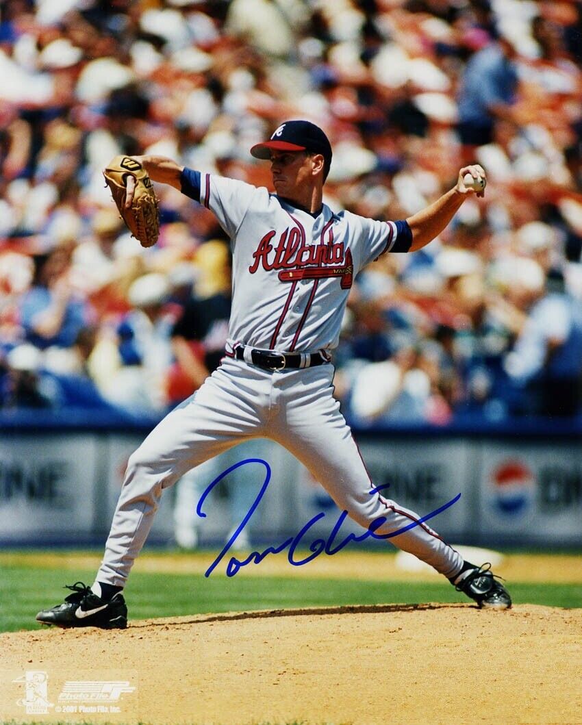 Tom Glavine Autographed Signed 8x10 Photo Poster painting ( HOF Braves ) REPRINT