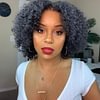 Short Kinky Curly Bob Wigs with Bouncy Curls Hair