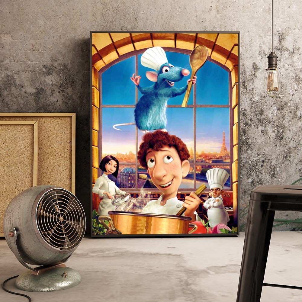 Disney Food Story Poster No Frame Print For Living Child Room Bedroom Home Decoration Cuadros Decor Wall Art