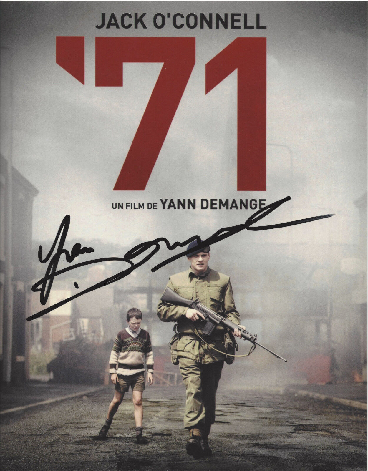 DIRECTOR YANN DEMANGE SIGNED AUTHENTIC '71 8X10 Photo Poster painting B w/COA WHITE BOY RICK