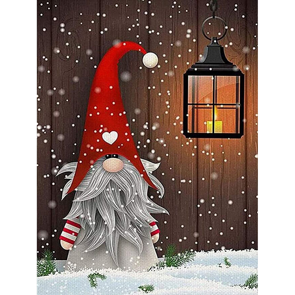 

30*40CM - Square Drill Diamond Painting - Cartoon Gnome, 501 Original