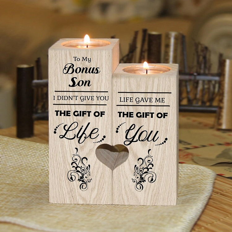 To my son Candle Holder Wonderful Gift