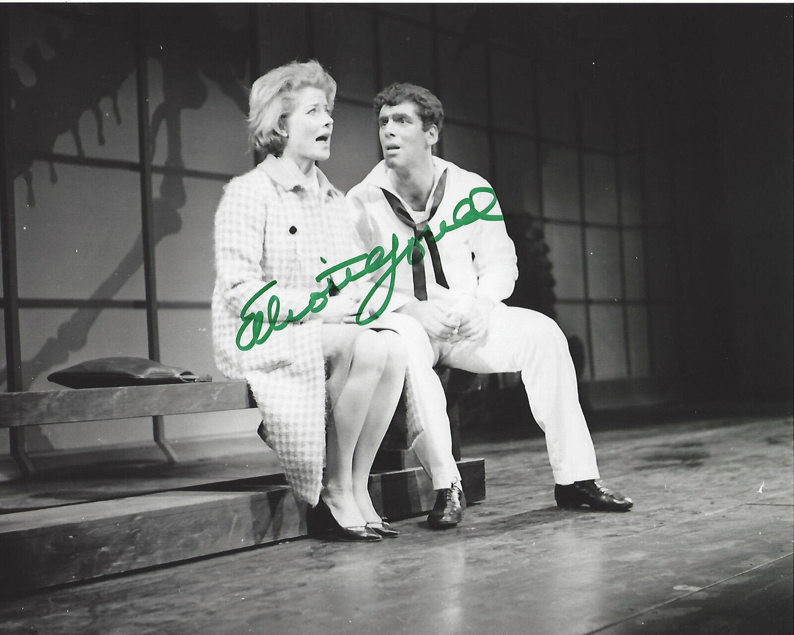 ELLIOTT GOULD SIGNED AUTHENTIC 'OCEAN'S ELEVEN' 8X10 Photo Poster painting E w/COA ACTOR MASH