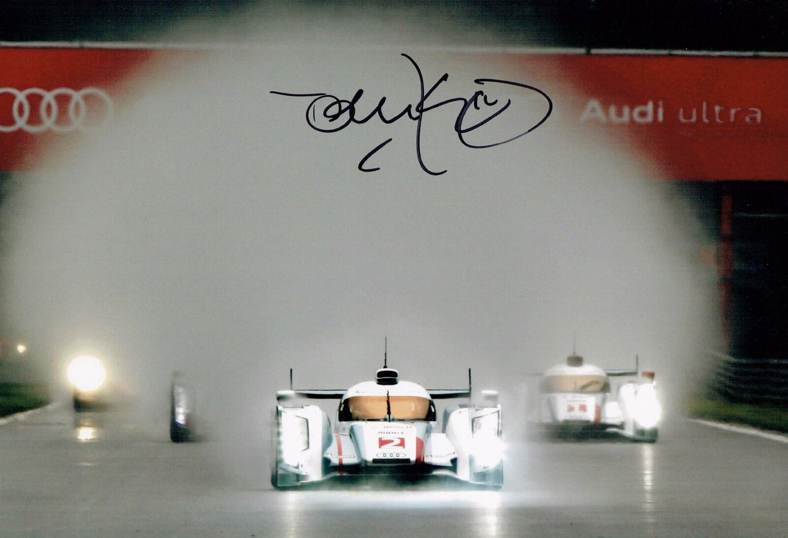 Tom KRISTENSEN SIGNED Le Mans Driver Audi AUTOGRAPH 12x8 Photo Poster painting AFTAL COA