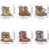 (US Local)Soldier Boots Special Shape Diamond Painting Fridge Magnet for DIY Art Crafts