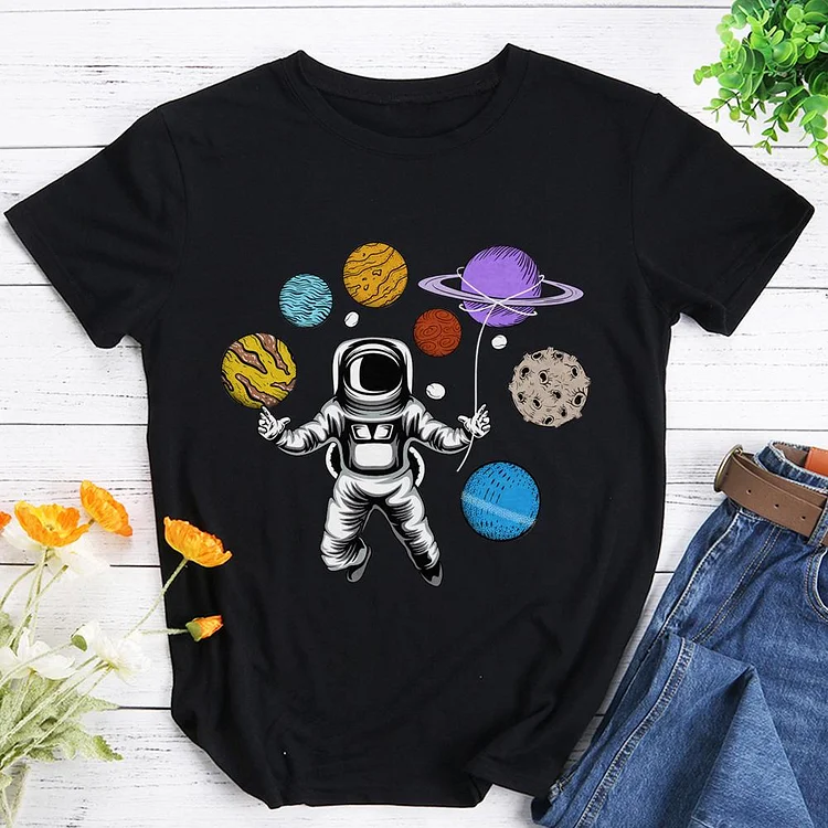 Space lovers Funny Planets T-Shirt Tee -603971-Annaletters