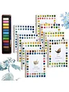Watercolor Workbook 12 Colors Watercolor Paint Set with Paint Brush for Beginner