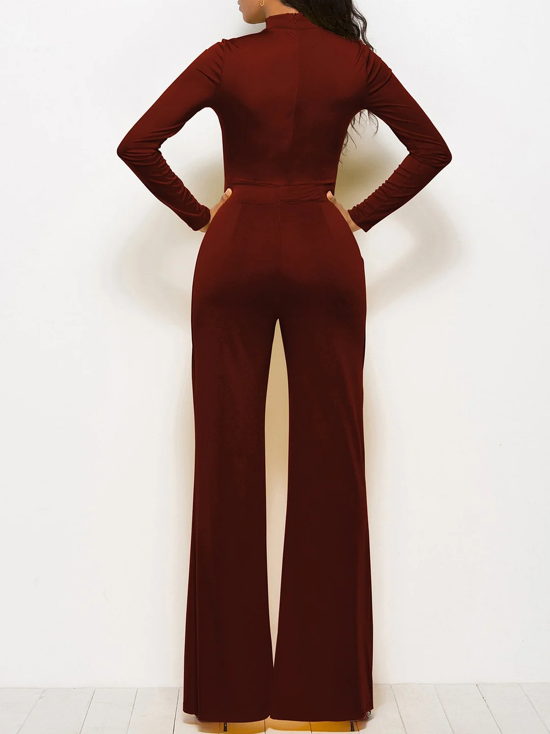 Paneled Casual Sheath One-Pieces