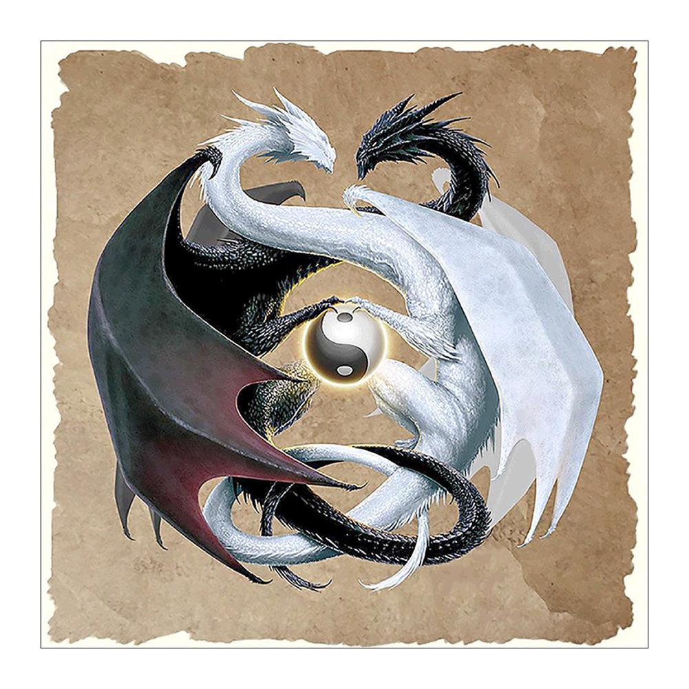 

30*30CM - Combat Animal - Round Drill Diamond Painting, 501 Original
