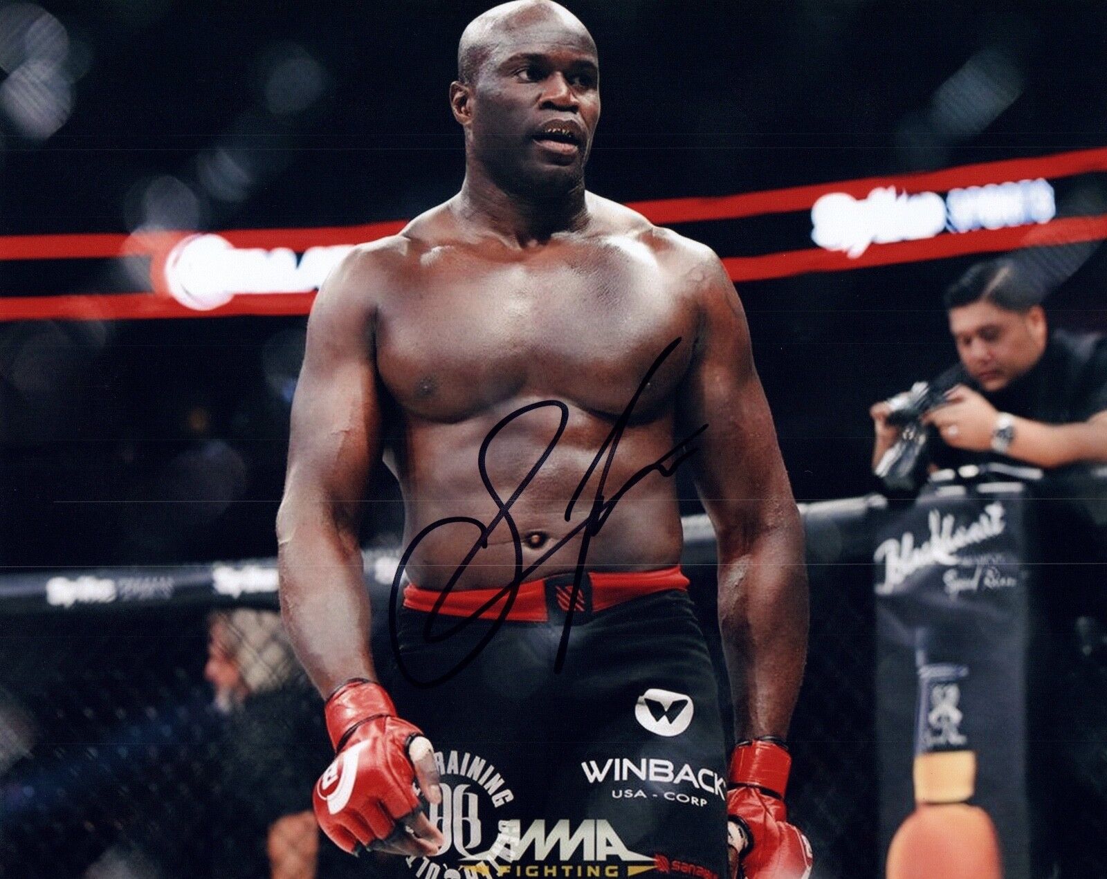 Cheick Kongo Signed Autograph 8x10 Photo Poster painting UFC MMA Bellator Fighter COA