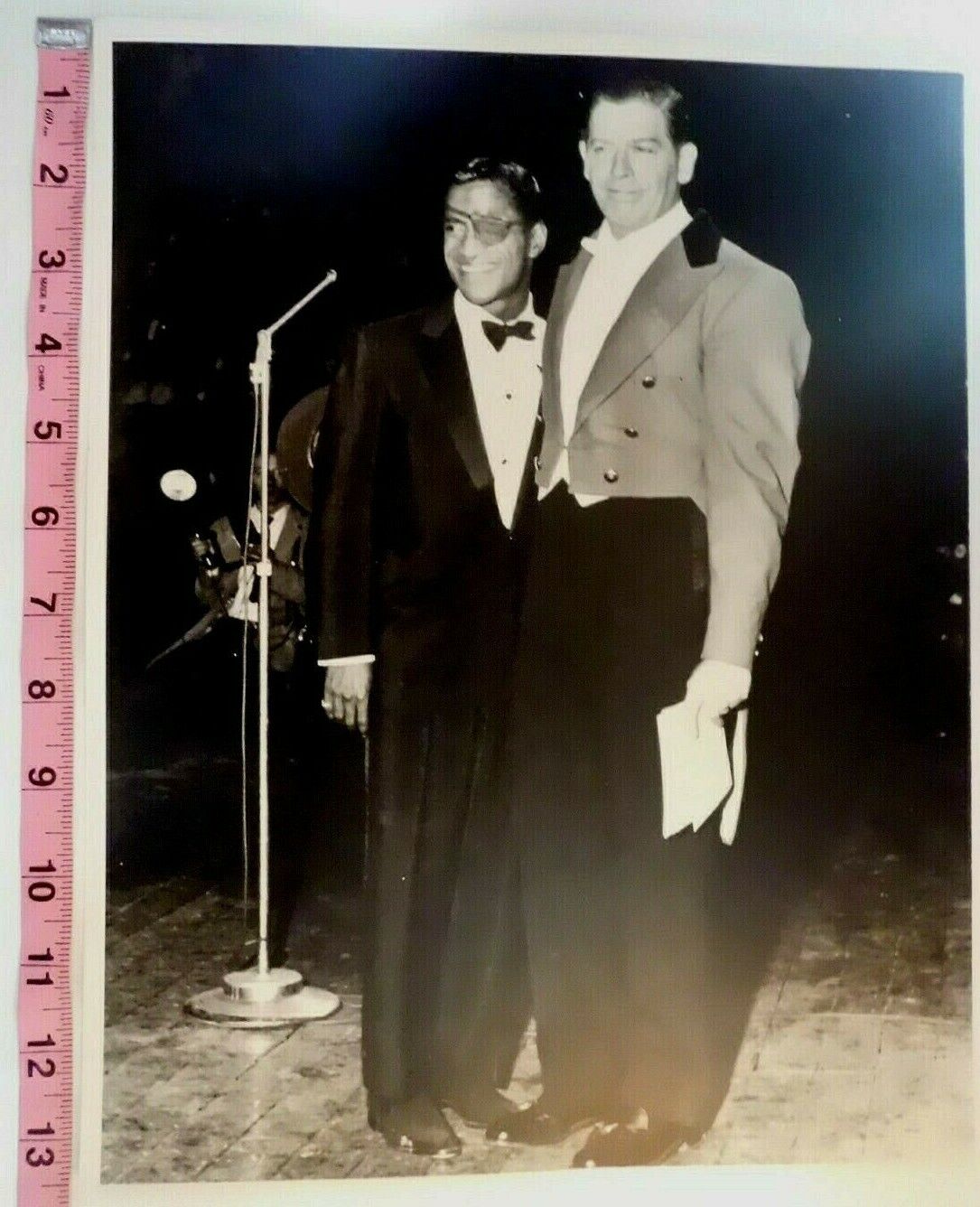 Sammy Davis Jr. 13.5X10.5 with Milton Berle S2