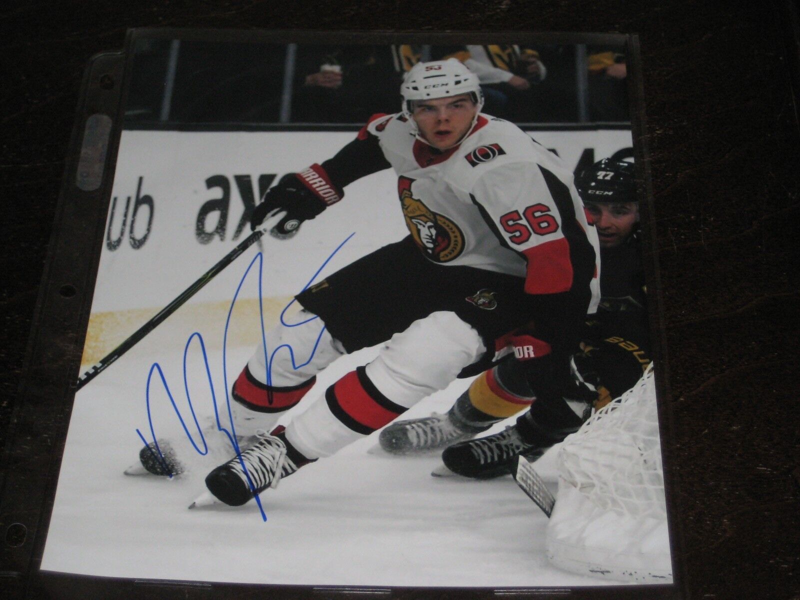 MAGNUS PAAJARVI autographed OTTAWA SENATORS 8X10 Photo Poster painting