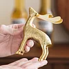 Light luxury brass creative shape deer beer bottle opener