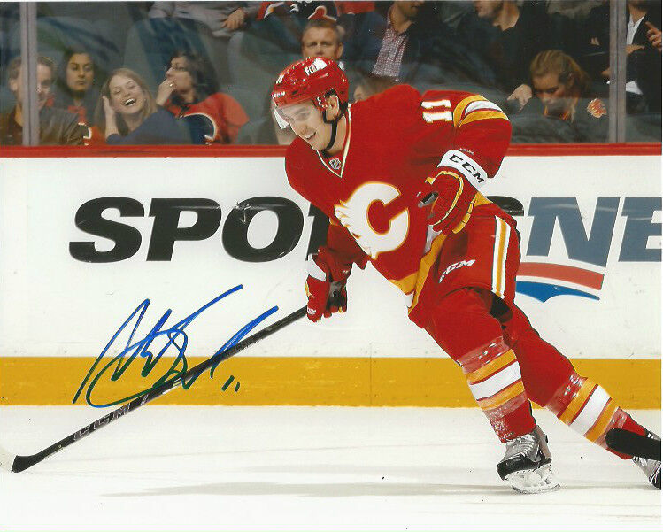 Calgary Flames Mikael Backlund Autographed Signed 8x10 Photo Poster painting COA