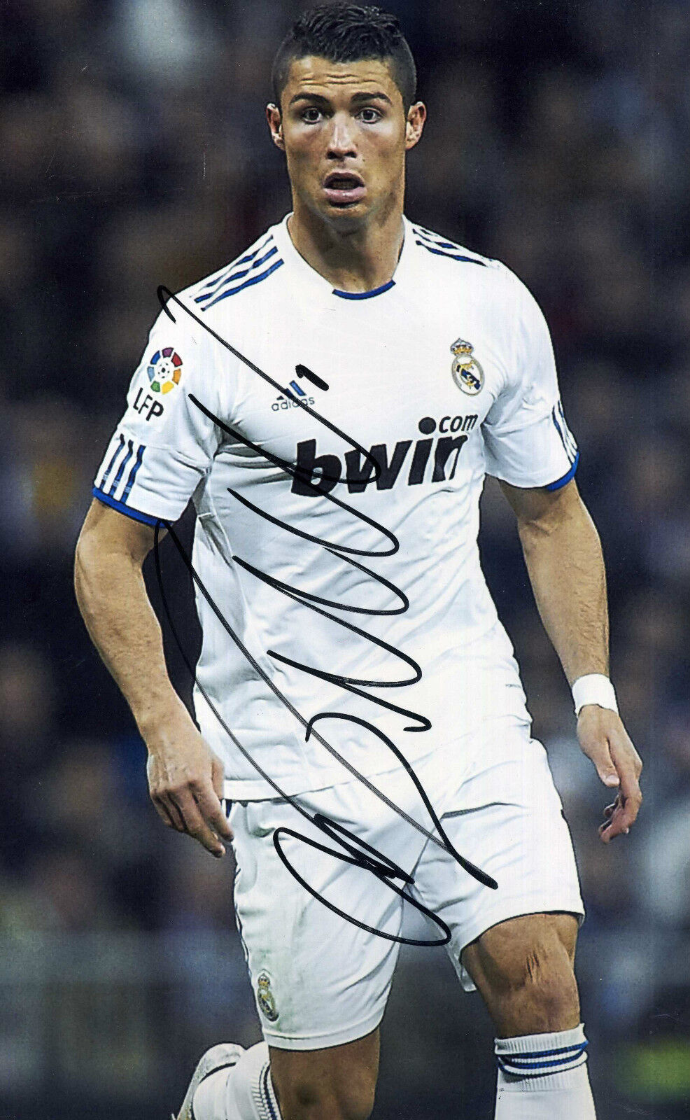 CRISTIANO RONALDO Signed Photo Poster paintinggraph - FOOTBALL Portugal & Real Madrid - preprint