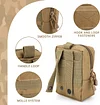 2er Taktische Molle Pouches Kleine Utility Tasche EDC Tasche Gürteltasche Wasserdicht Zubehörtasche Multifunktional Hüfttasche Taillentasche für Wanderausrüstung Outdoor Training
