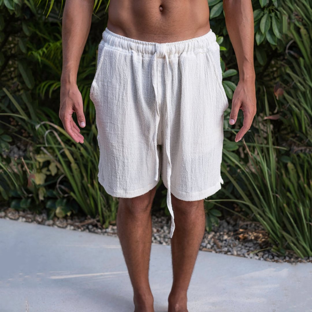 Men's Tulum Linen Resort Shorts、、URBENIE