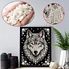 Diamond Painting-DIY Special Shaped Drill Pearl Painting Wolf(30x40cm)
