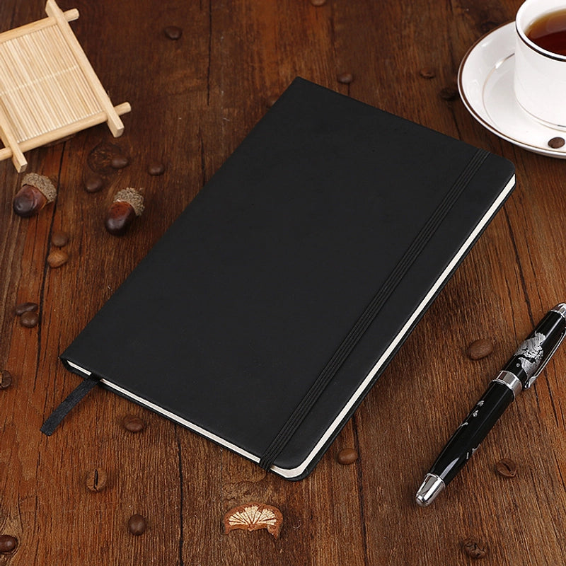 Business A5/a6 Pu Leather Notebook Elastic Band Multicolor Available Handwritten Notes Customizable Logo Printing