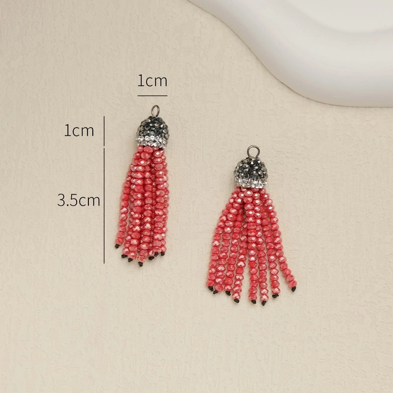 1 Piece Glass Solid Color Pendant