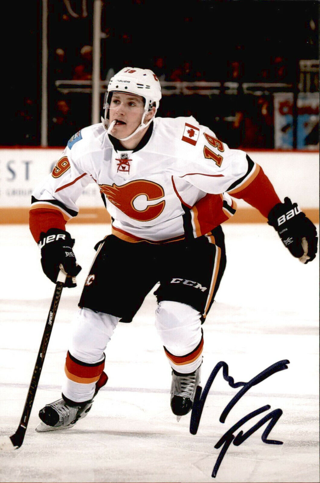 Matthew Matt Tkachuk SIGNED autographed 4x6 Photo Poster painting CALGARY FLAMES #5