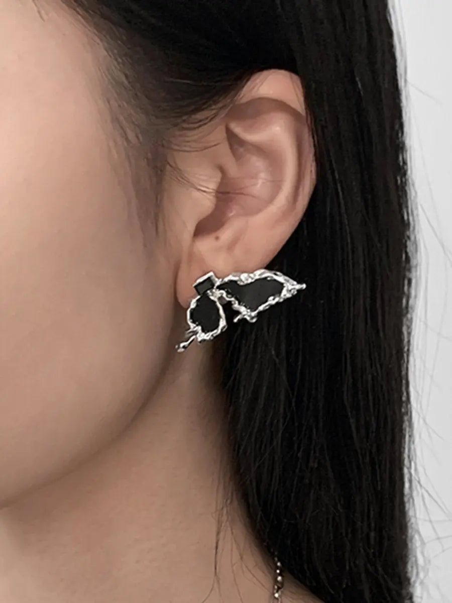 Asymmetric Butterfly Earrings