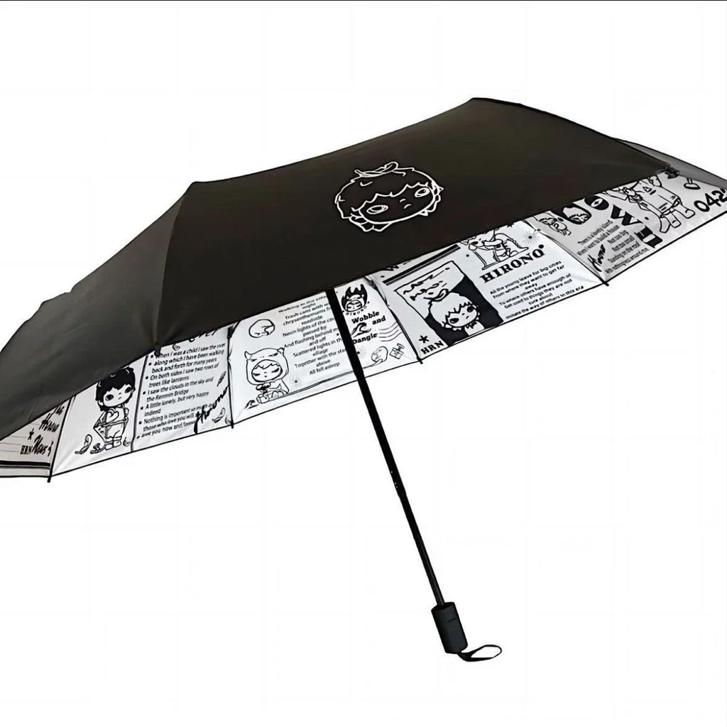 Popmart hirono Manual Umbrella Ono Sunny Umbrella Folding Sun Umbrella Mystery Box 