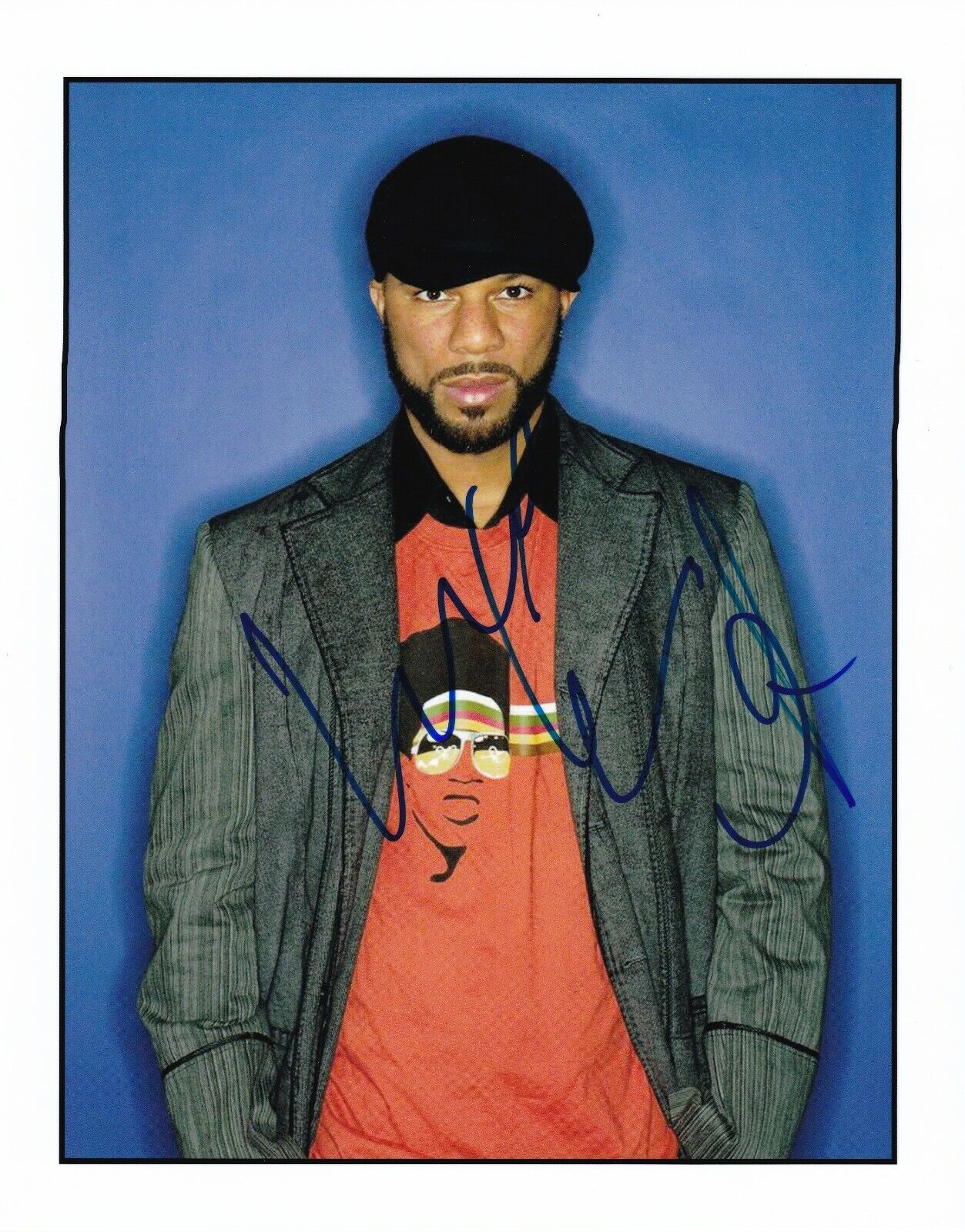 Common rapper REAL hand SIGNED Photo Poster painting COA Autographed