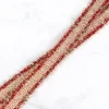 Festive Golden Touch Ribbon Rope for Christmas Decor, Flower Art, Baking, Wrapping, Hair Accessories - 1.2 / 1.5 / 2 / 3cm