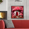 Diamond Painting -DIY Round Drill Pink Mushroom