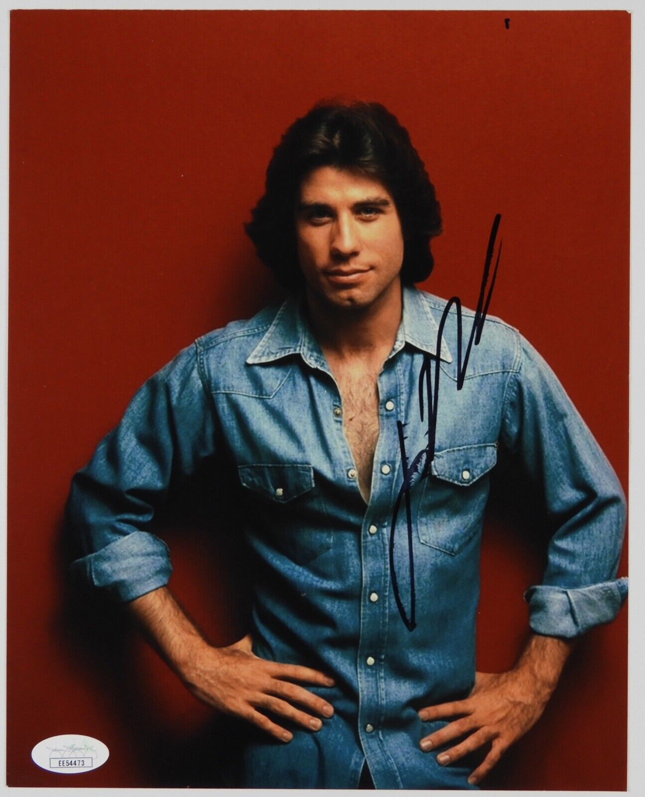 John Travolta Autograph Signed Photo Poster painting JSA 8 x 10 Saturday Night Fever