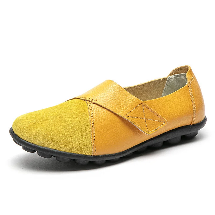 Vanccy-Genuine Comfy Leather Loafers QueenFunky