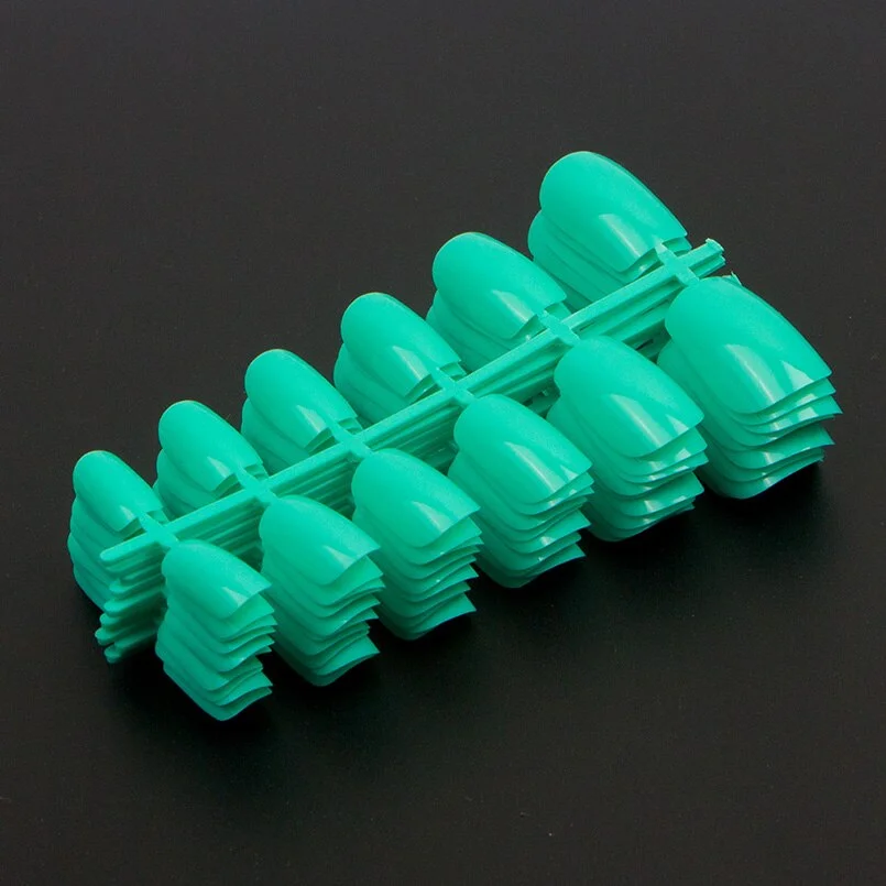 120pcs/pack Short Full Cover False Nails Square Acrylic Nail Tips 10 Sizes Press on Nails For DIY Salon Fake Nail Art Designs-Nail Inspo