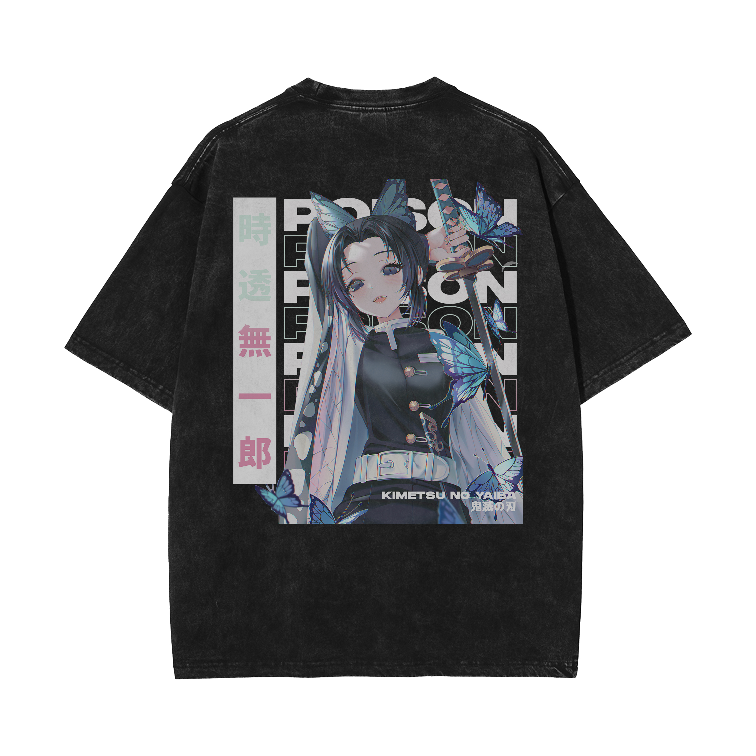 OG Shinobu Kocho Vintage Oversized T-Shirt | Demon Slayer