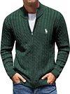 Warm Men's Zip Cardigan
