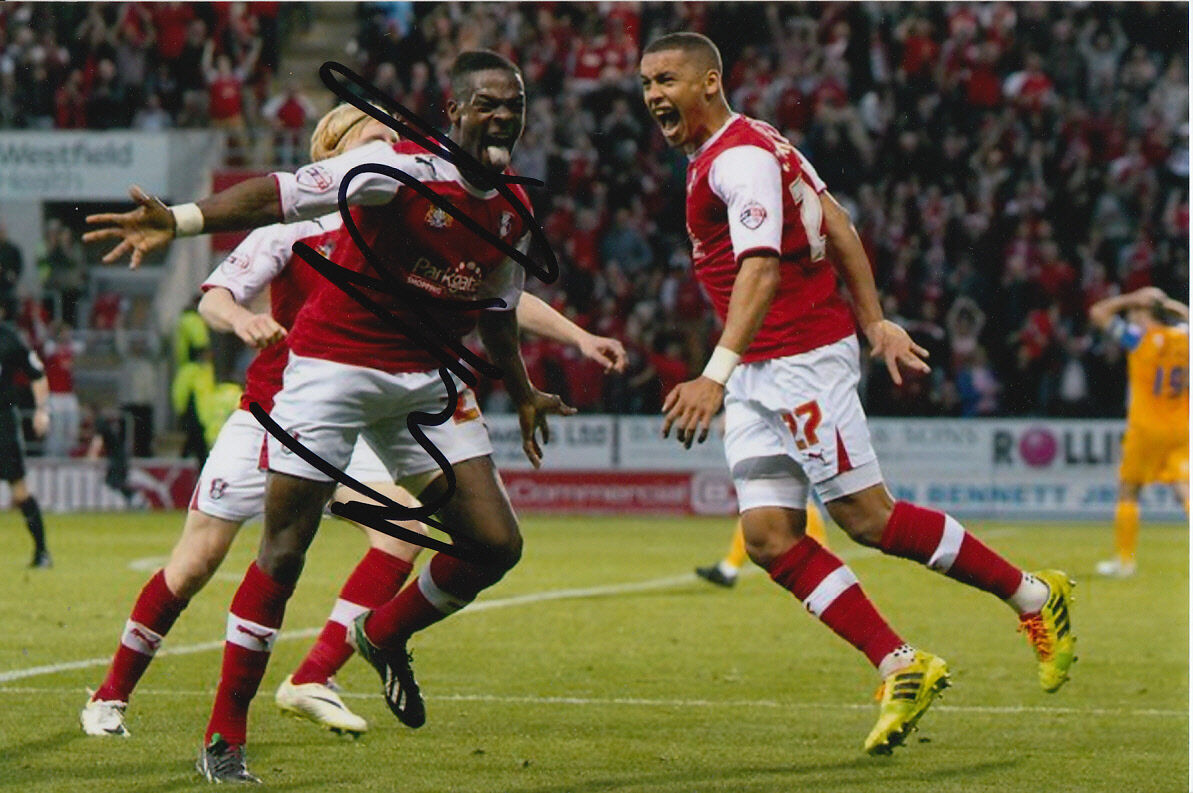 ROTHERHAM HAND SIGNED KIERAN AGARD 6X4 Photo Poster painting 1.