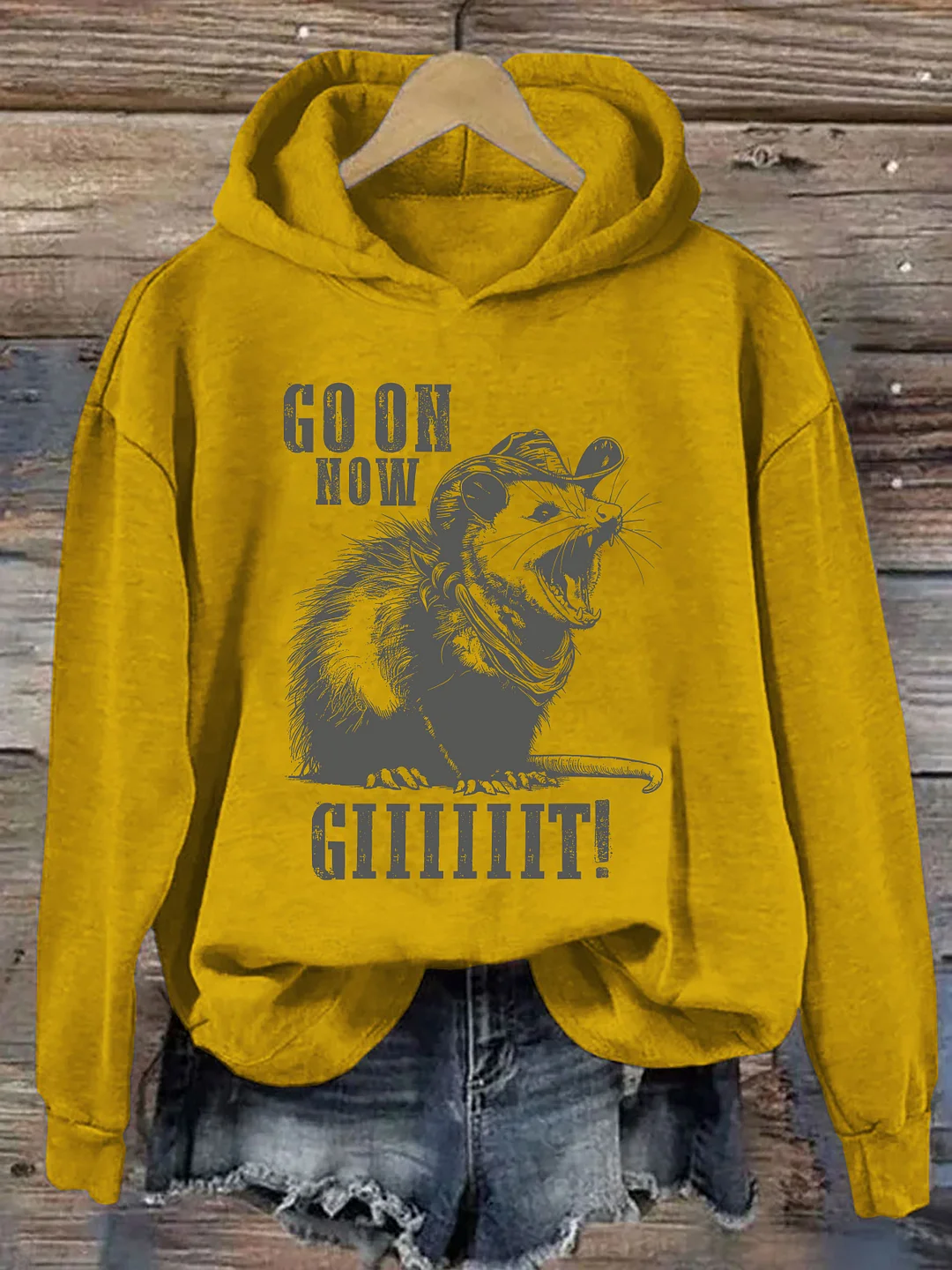 Cowboy Possum Hoodie